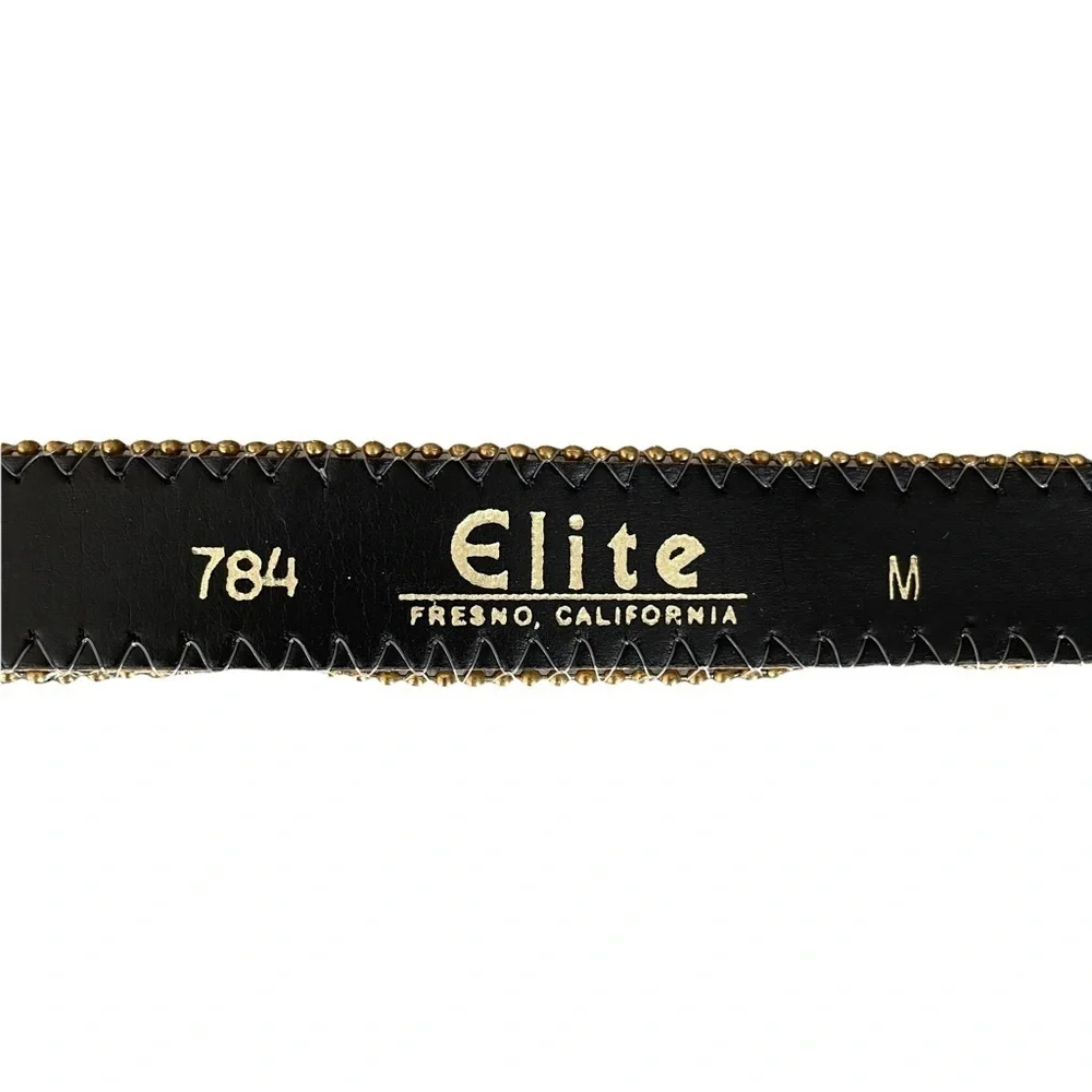 Elite | Black and Gold Sparkly Beaded Belt